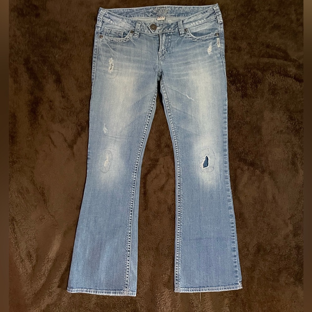 Silver Jean co. Tuesday Low Rise Slim Bootcut Jeans